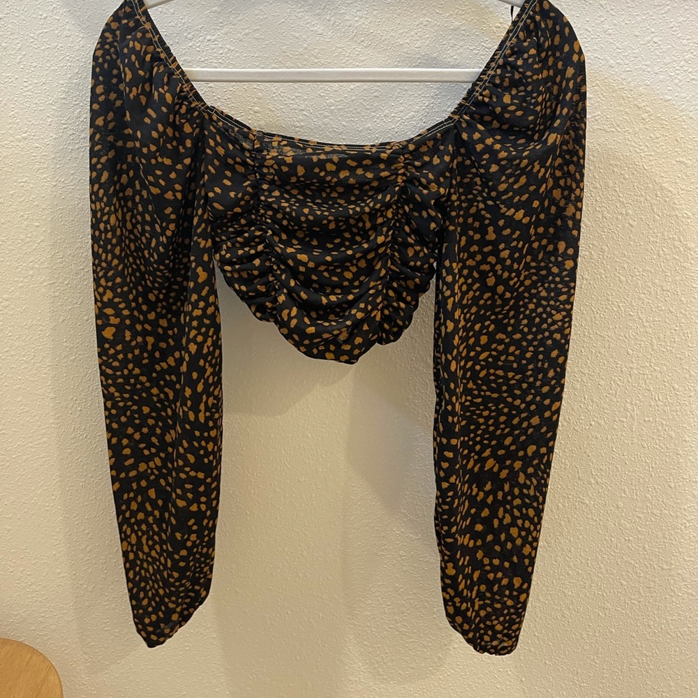 Top Shop Off or On Shoulder  Crop Top